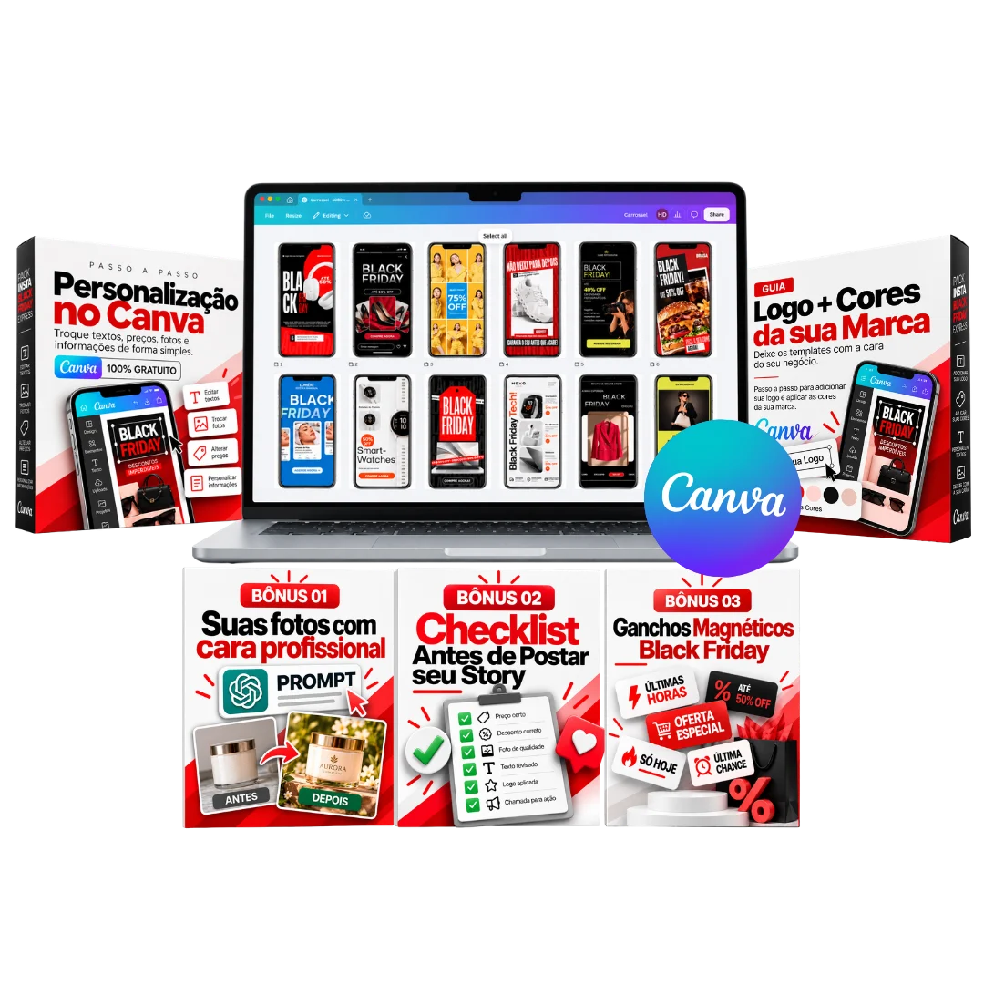 Pack Black Friday Express completo com bônus